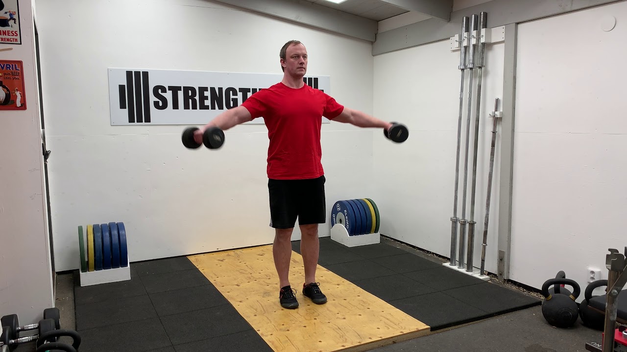 Dumbbell Lateral Raise: Demonstration 