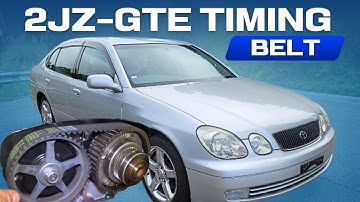 I show you how to change the timing belt on a 30K mile Toyota Aristo 2JZ-GTE.. It is easy!