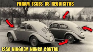 A história do Fusca. veja e descubra quais foram os requisitos para a criação desse veículo