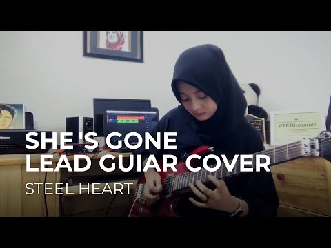 SHE'S GONE LEAD GUITAR FEMALE COVER