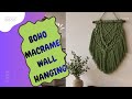 Boho Macrame Wall Hanging 🍃