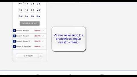 Cómo jugar una apuesta múltiple a El Quinigol en loteriasyapuestas es