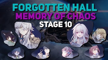 Luocha truly changes everything | Memory of Chaos 10 | Clara and Luocha combo