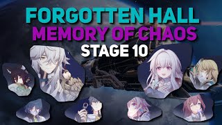 Luocha truly changes everything | Memory of Chaos 10 | Clara and Luocha combo