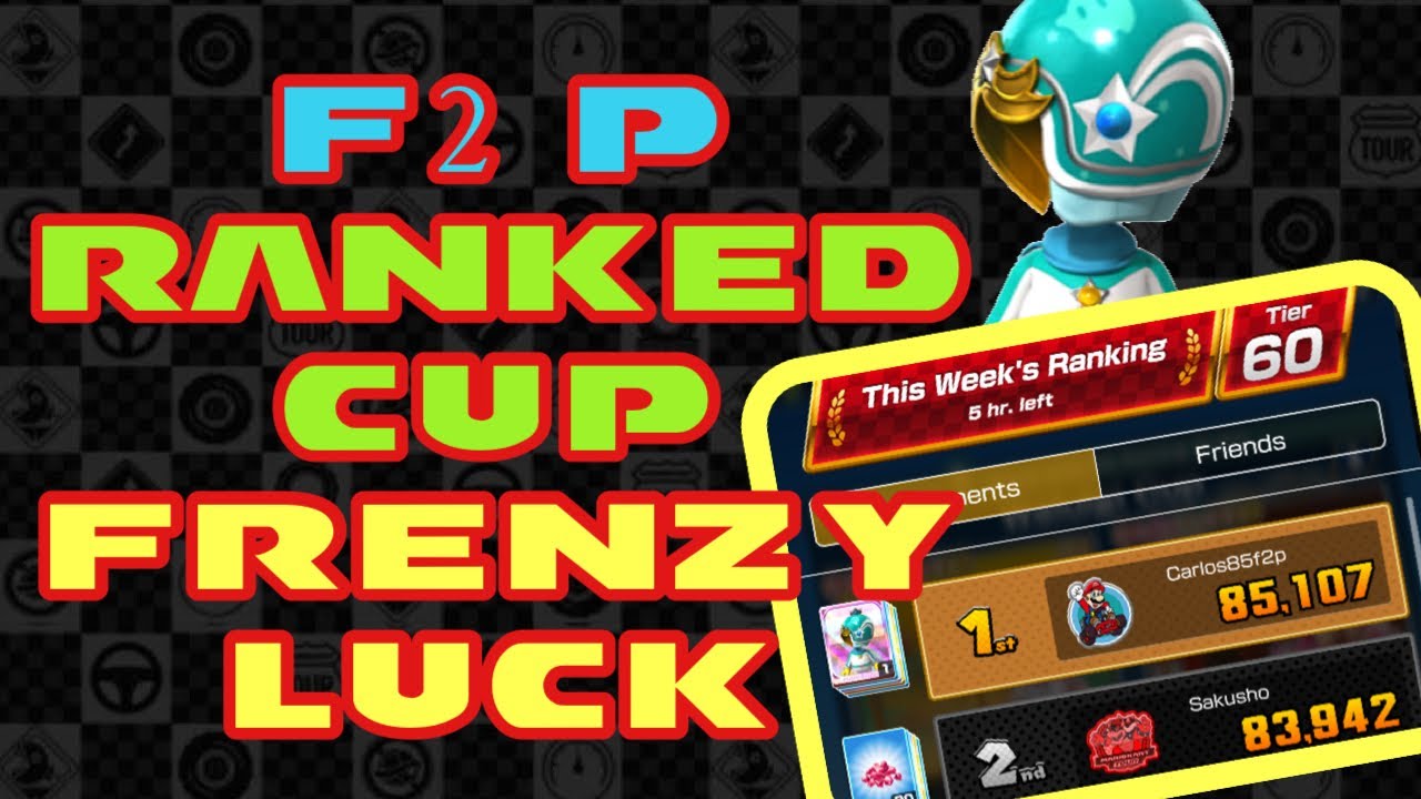 INSANE FRENZY LUCK! | F2P RANKED CUP (T60) | Mii Tour Week 2