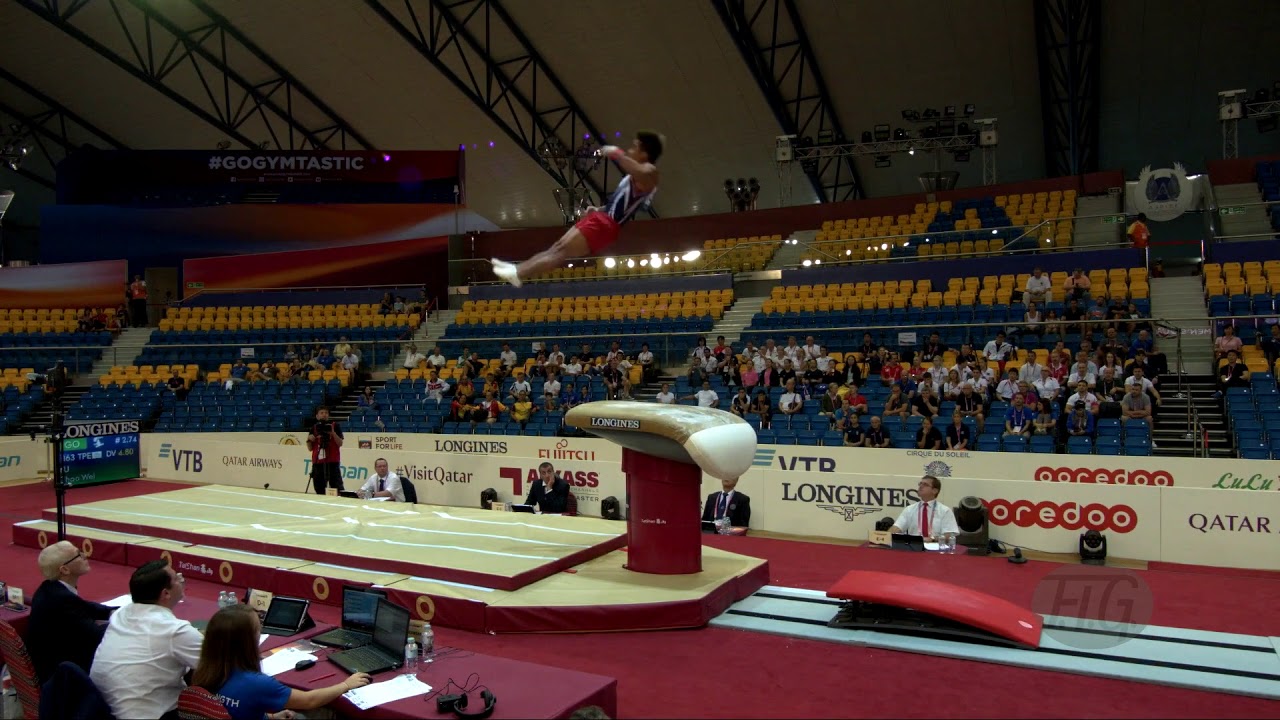 YU Chao Wei (TPE) - 2018 Artistic Worlds, Doha (QAT) - Qualifications Vault 1