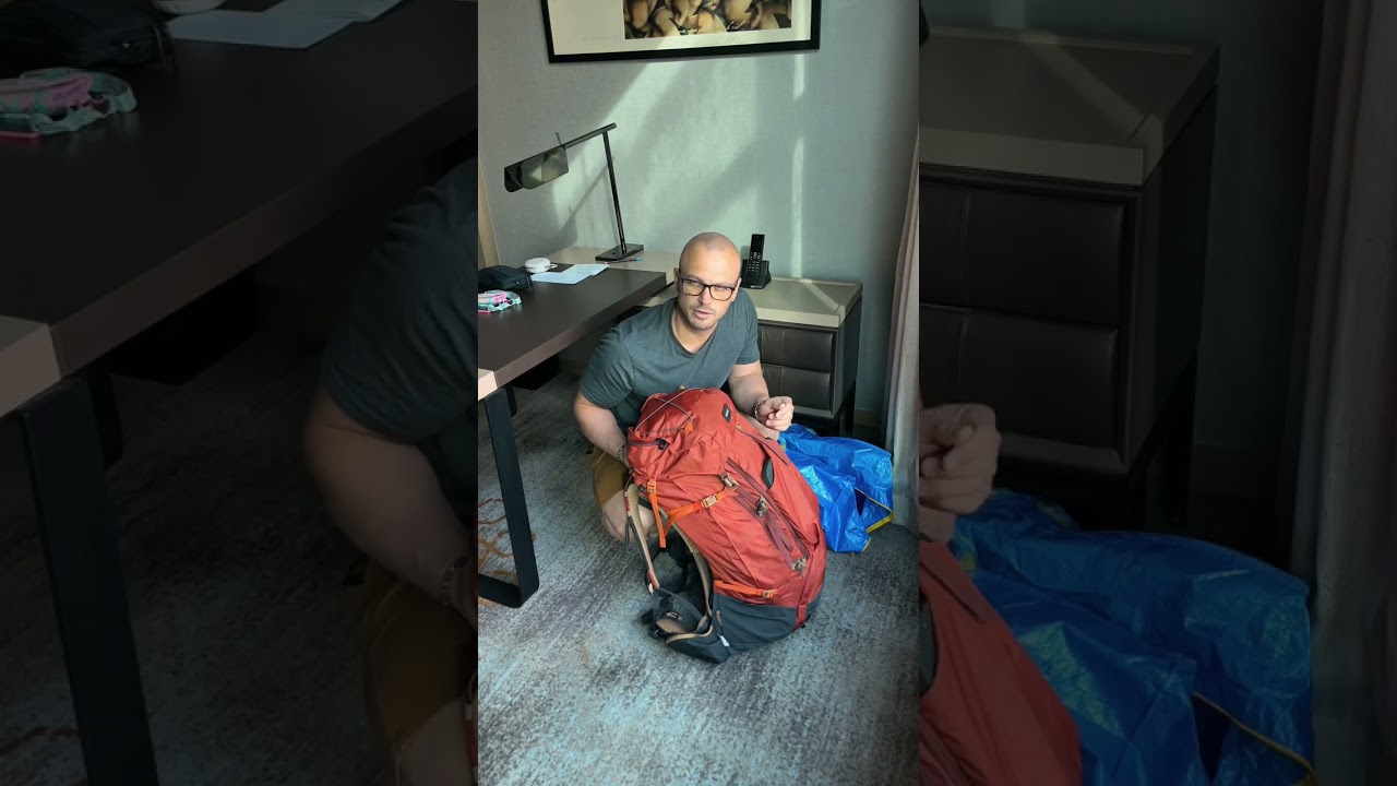 How to carry a backpack for a flight