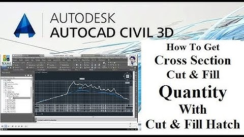 Cross Section - How to Create Cross Section with Cut & Fill Hatch by One Click, cross-section