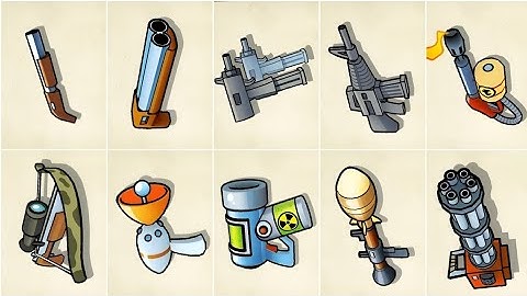 Swamp Attack - All Weapons (Max Level)