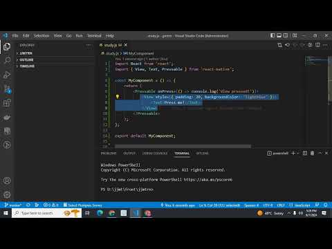 View component onPress not working in react native solved