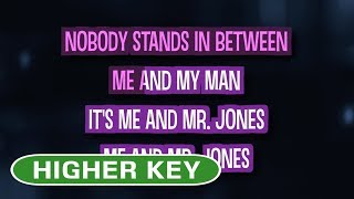 Vignette de la vidéo "Me And Mr Jones (Karaoke Higher Key) - Amy Winehouse"