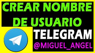 COMO CREAR UN NOMBRE DE USUARIO EN TELEGRAM 🚀 Actualizado 📱✔ screenshot 4