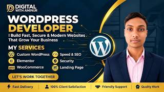 Hi, I'm Aminur | WordPress & Elementor Web Developer