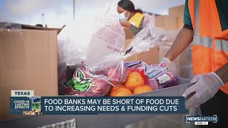 Food banks may be short of food due to increasing needs & funding cuts