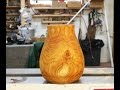 Turning an End Grain, Honey Locust  Pot     with Sam Angelo