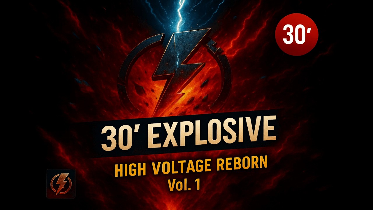 Explosive Hard Rock — 30‑Min Nonstop Mix  HIGH VOLTAGE REBORN Vol. 1