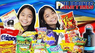 Trying Filipino Snacks Foods From Philippines Tran Twins