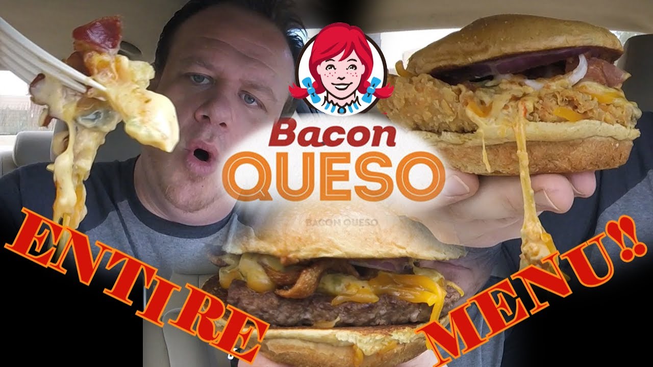 Wendy's ☆ENTIRE MENU BACON QUESO BURGER CHICKEN FRIES ☆ Food