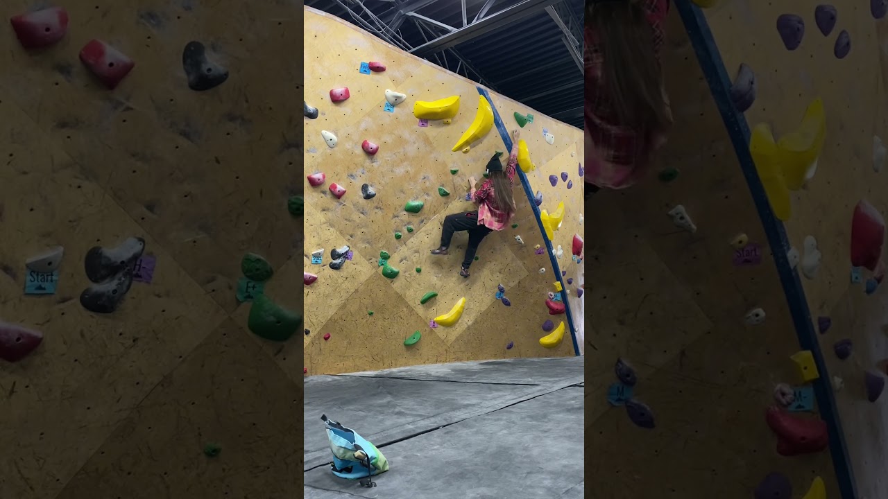 These holds were worse than I thought! #bouldering #climbing #indoorclimbing #fitness #rockclimbing