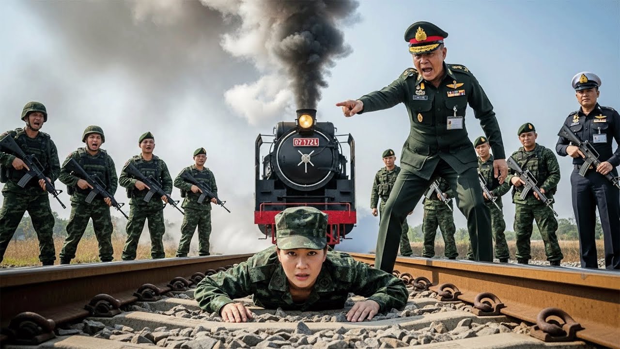 นายพลมัดผู้การหญิง 707 ไว้บนรางรถไฟ แต่เธอรอดและจัดการเขาต่อหน้าปธน