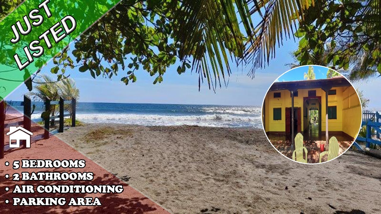 ️ SOLD BEACH HOUSE 🏠☀️ with OCEAN VIEW 🌊 PONELOYA, NICARAGUA YouTube