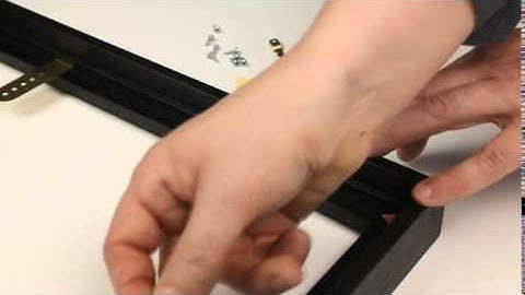 How To Mount The Canvas In The Box Frame Side Of The Combiframe 1