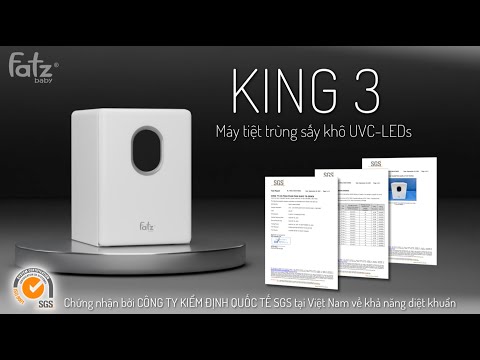 Video Máy tiệt trùng sấy khô UVC LEDs - KING 3 | Khử trùng... - youtube