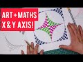 Cours dart en ligne comment crer des uvres dart  couper le souffle avec les mathmatiques en utilisant les axes x et y idal pour les cours ou  la maison