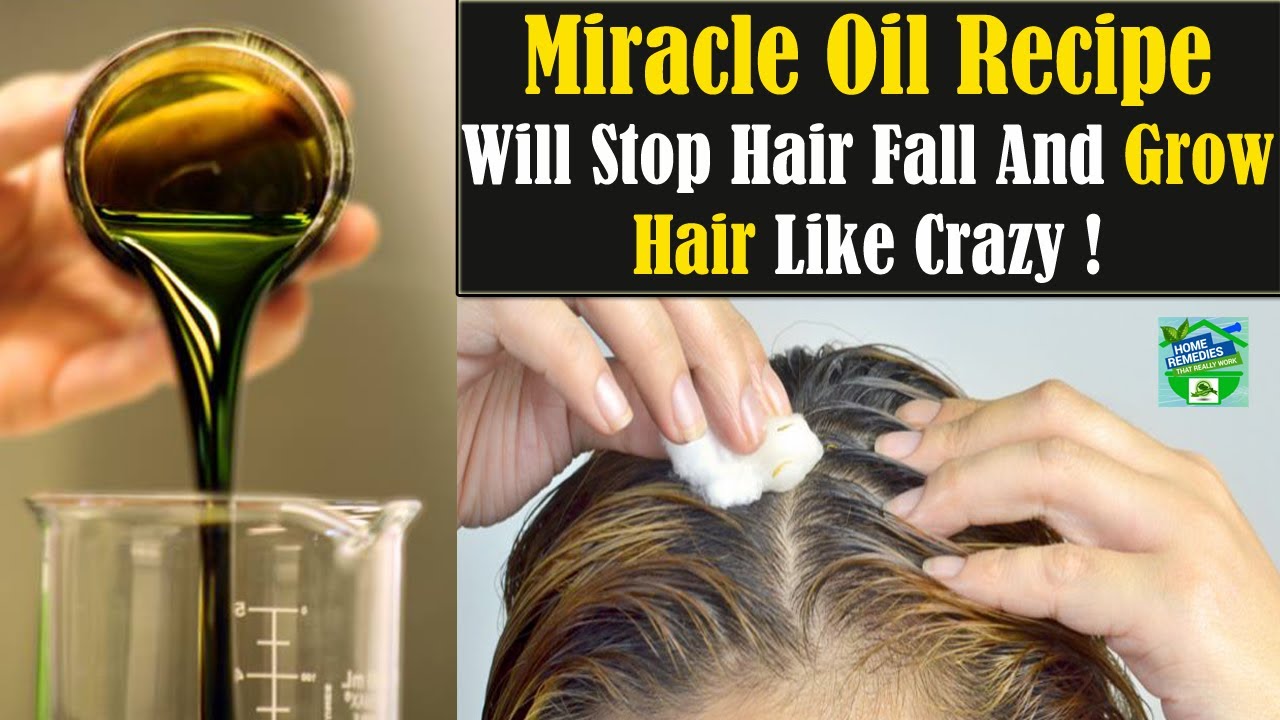 Miracle Oil Recipe Will Stop Hair Fall And Grow Hair Like Crazy ! YouTube