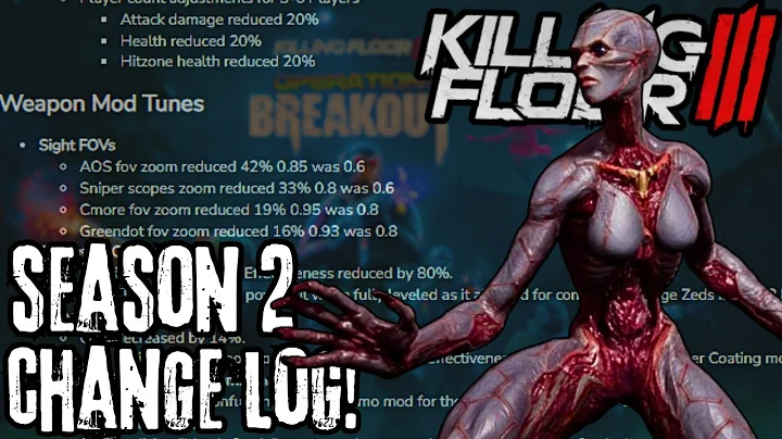Killing Floor 3: Operation Breakout Full Changelog! - Weapon Buffs, New Zed Executions & More!