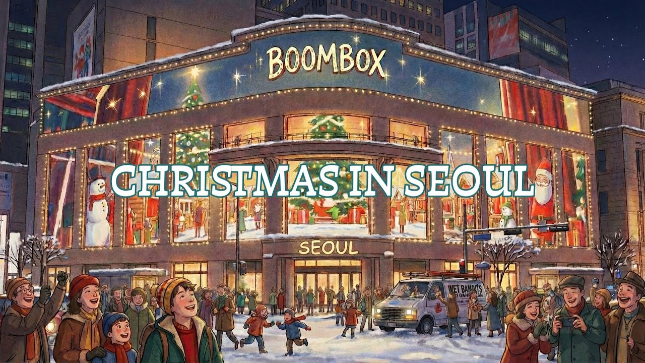 Playlist | Myeongdong Christmas Lights✨ | K-Pop R&B & Warm Lofi 명동의 겨울 | BOOMBOX SEOUL