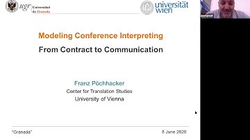 Franz Pöchhacker (EN):   Modeling Conference Interpreting: From Contract to Communication