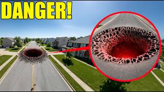 If you see this black hole in the middle of the street, RUN AWAY FAST
