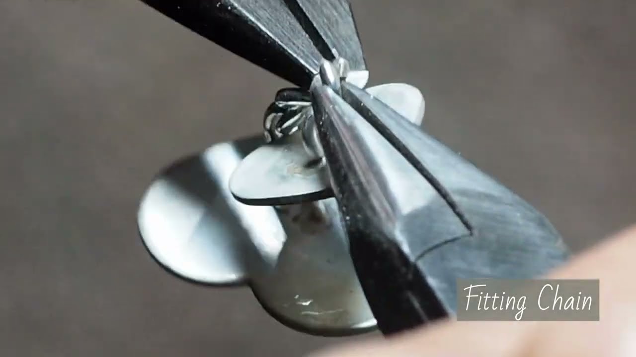 Making sterling silver cufflinks in the workshop