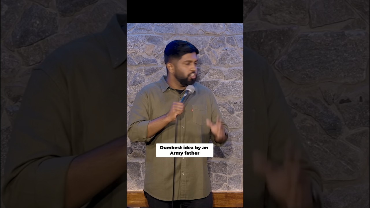 Good soldier but okay father. #standupcomedy #englishcomedy #standup