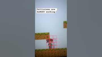 When you code collision detection from scratch #gamedev #collision  #monogame #csharp