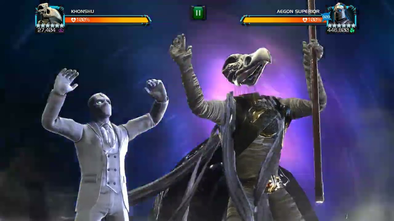 Khonshu  Moon Knight  MCOC  Special Attacks and Moves Gameplay  Marvel Contest Of Champions