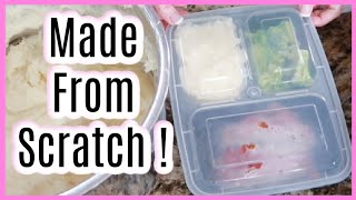 Freezer Meals Made From Scratch In ONE Day! TV Dinner Inspired