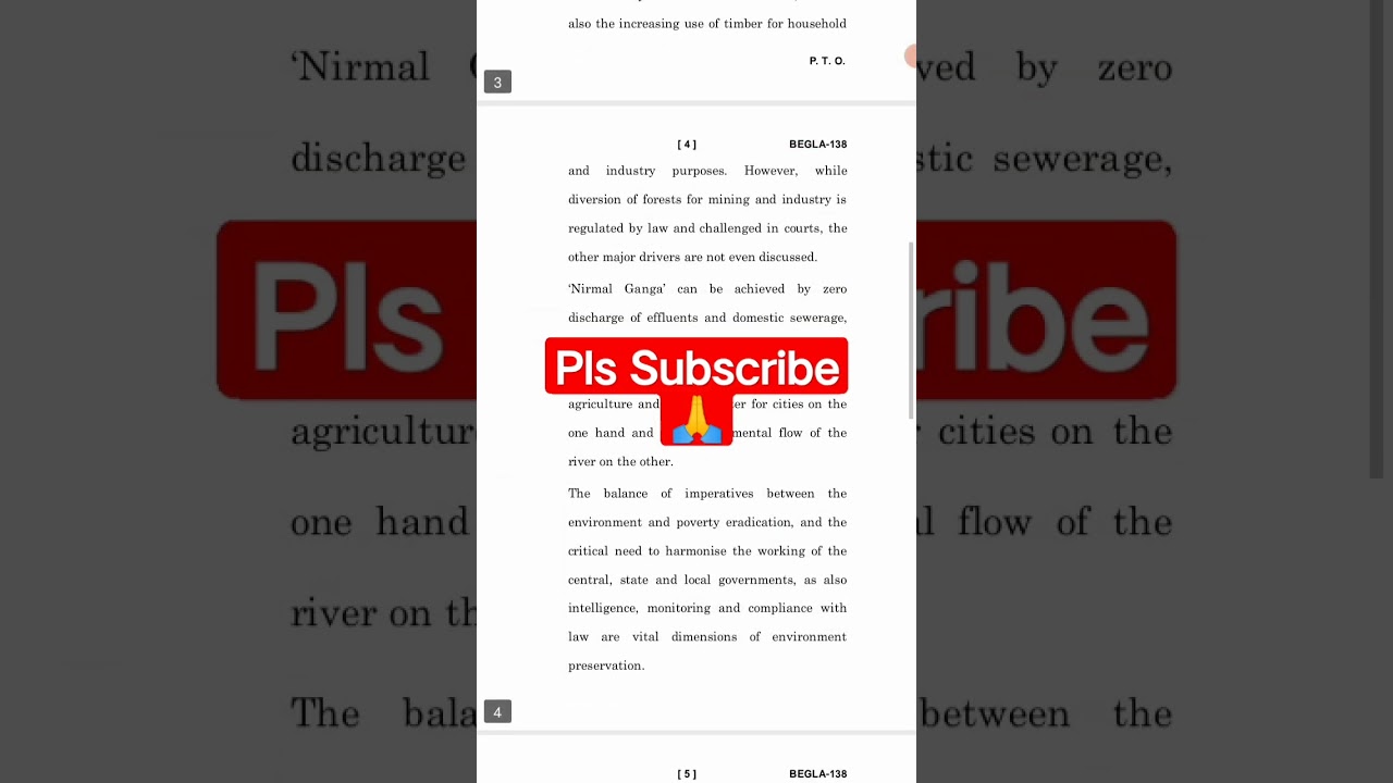 BEGLA-138. PREVIOUS YEAR QUESTION PAPER. 