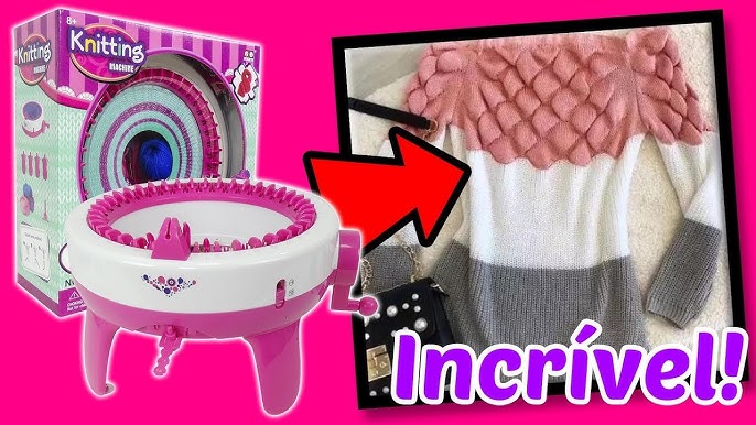 Máquina de tejer circular grande con manivela a mano Diy Máquina