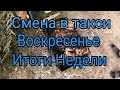 Смена в такси/Воскресенье/Итоги недели