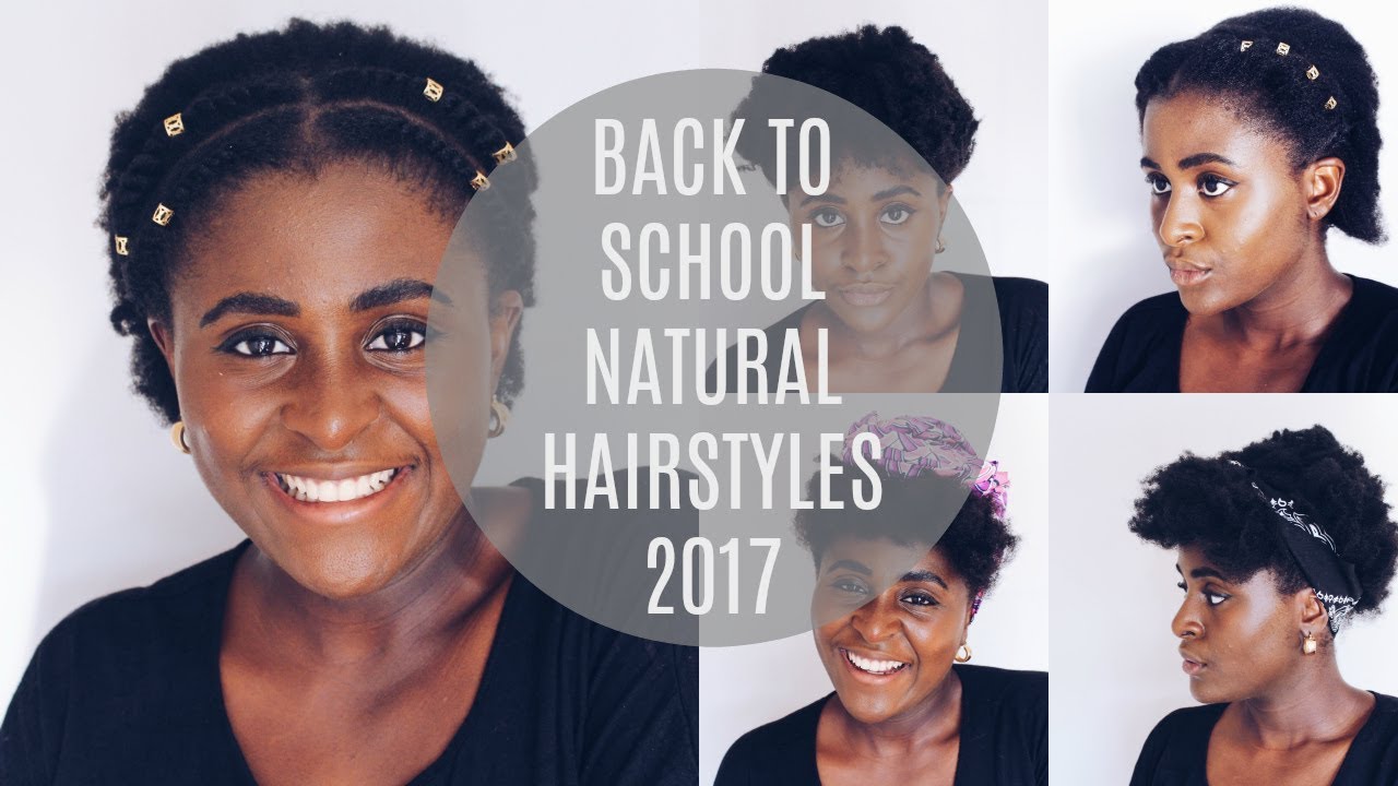 7 Back To School Natural Hairstyles 2017 Youtube