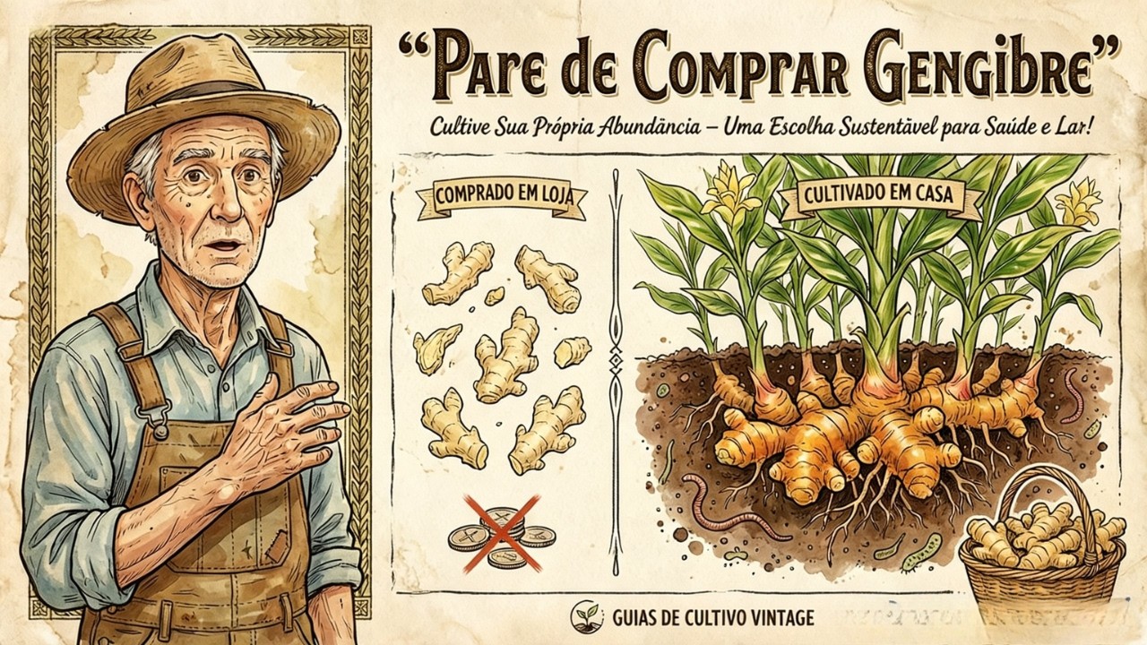 Cultive este gengibre uma vez — Colha por meses
