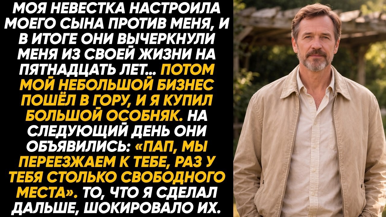 После пятнадцати лет изгнания из семьи они осмелились прийти в мой новый дом, и тогда я…