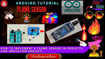 Flame sensor for Arduino with code. | Fire alarm | Flame detector.