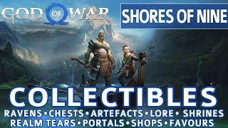 God of War - Shores of Nine All Collectible Locations (Ravens, Chests, Artefacts, Shrines) - 100%