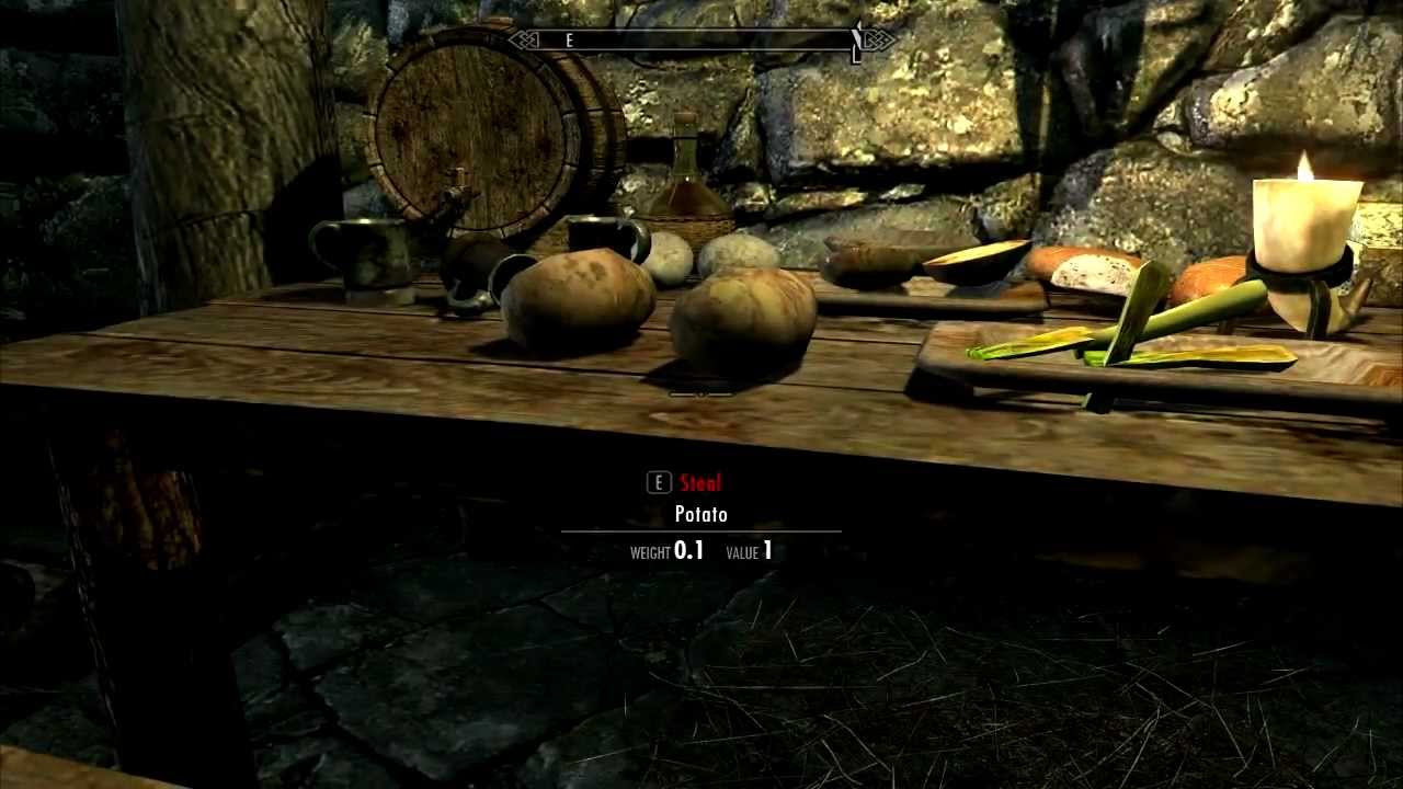 Skyrim The Thief We steal everything! YouTube