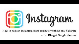 Details How to post on Instagram from computer without any software Guide