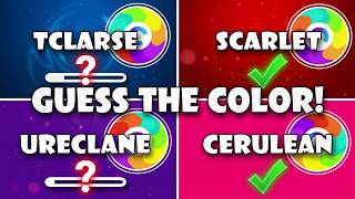 Unscramble the Color: LEVEL 2! 🧠 Can You Get 100% ⏱️