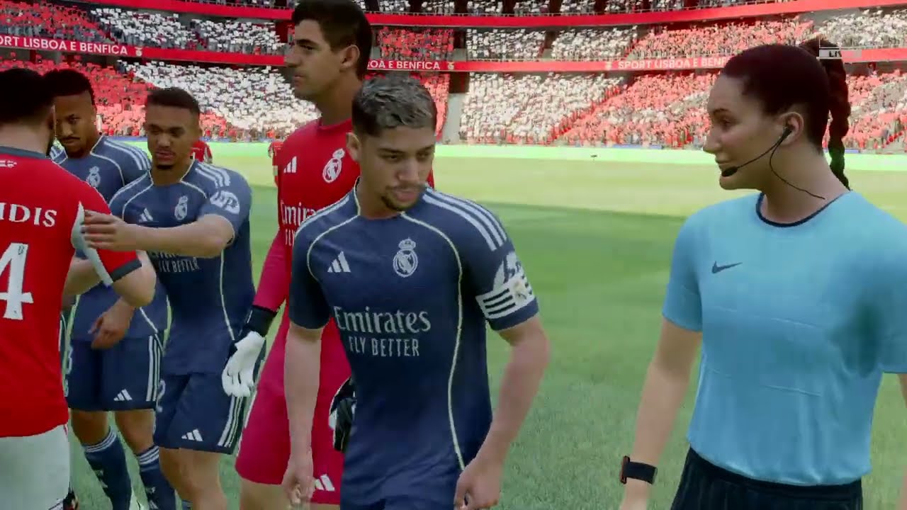 EA SPORTS FC 26 ( PS4 ) - Benfica X Real Madrid  - Champions League - Simulaçāo 